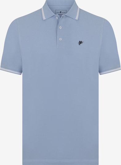 DENIM CULTURE Shirt 'Christiano' in de kleur Lichtblauw / Zwart / Wit, Productweergave
