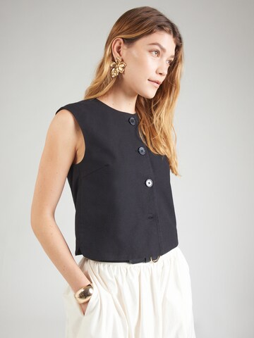 Gilet 'OBJAURA' OBJECT en noir : devant