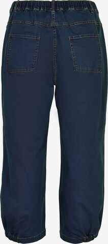 GOZZIP Wide leg Jeans 'Clara Baggy' in Blue