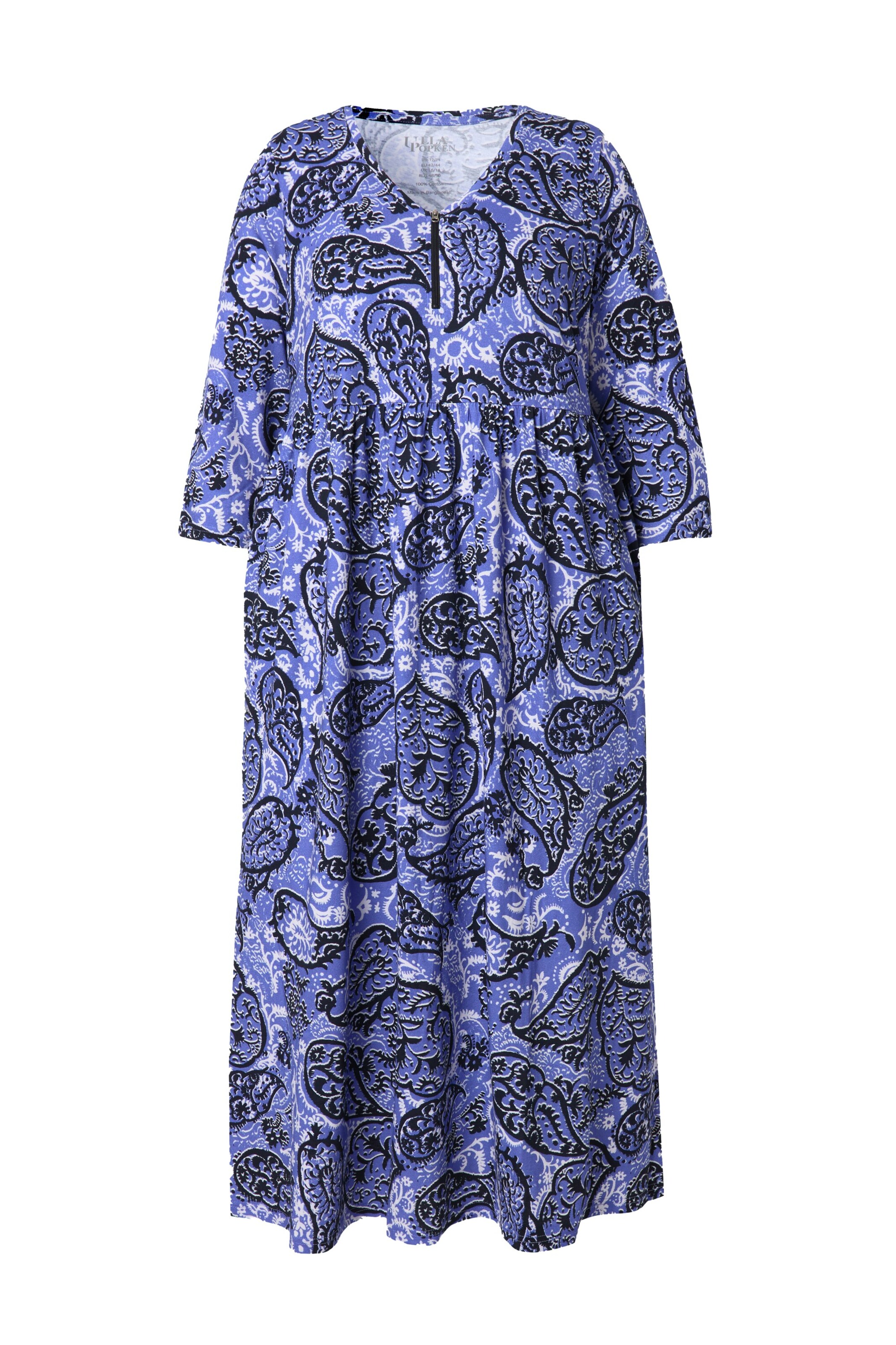Robe Ulla Popken en bleu : devant