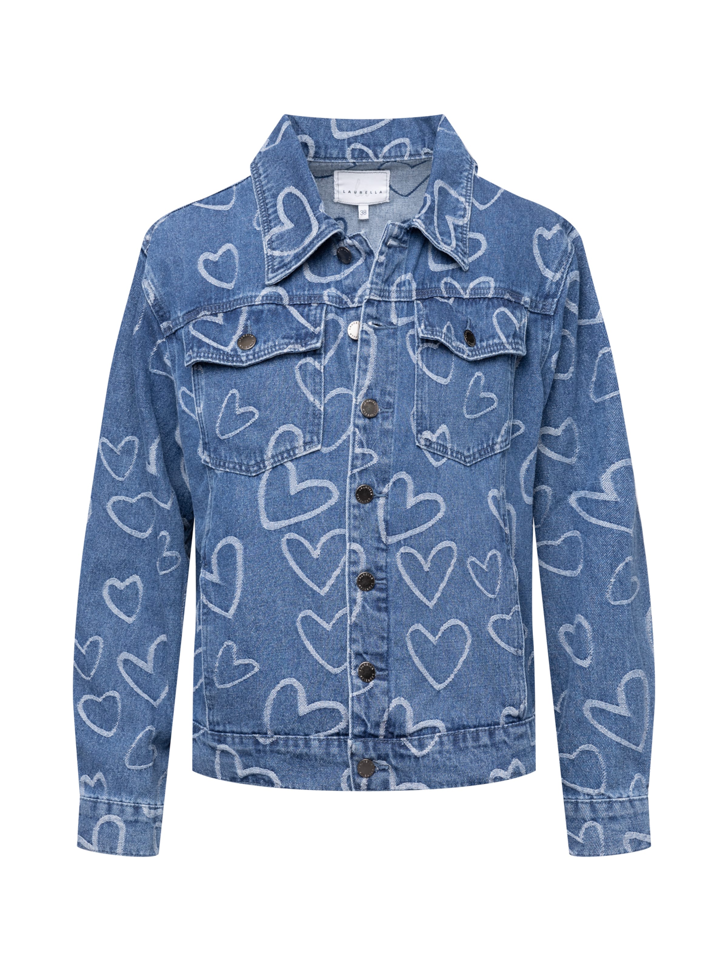 Laurella Демисезонная куртка в Синий: спереди