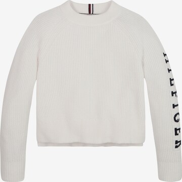 TOMMY HILFIGER Sweater in White: front