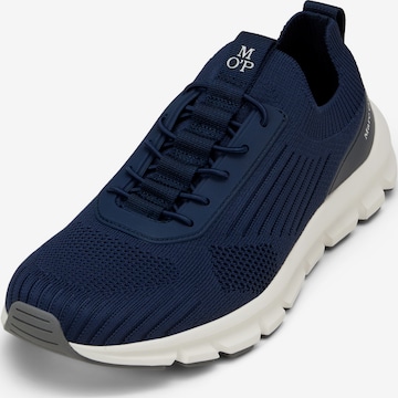 Baskets basses 'Oliver' Marc O'Polo en bleu : devant