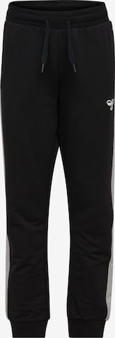 Hummel Tapered Broek 'Essen' in Zwart: voorkant