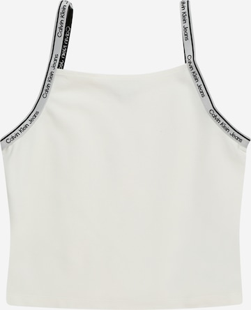 Calvin Klein Jeans Top in White: front