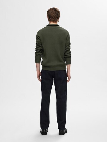 SELECTED HOMME Свитер 'Dane' в Зеленый