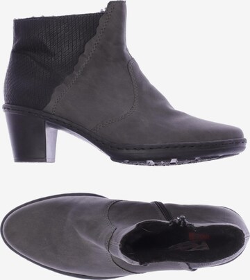 Rieker Dress Boots in 37 in Grey: front