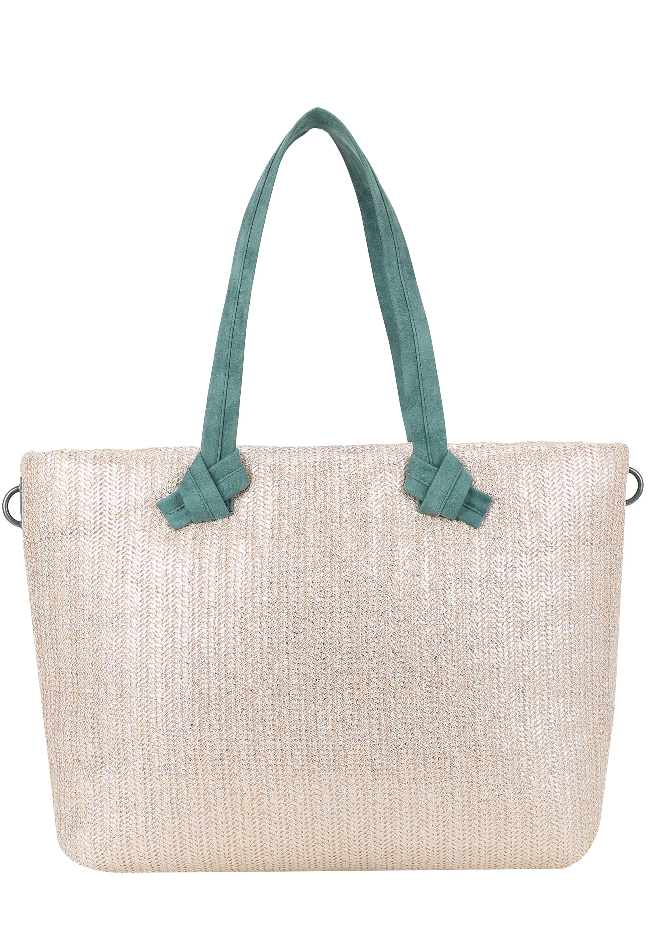 Fritzi aus Preußen Shopper 'Limited Painted Straw' in Zilver