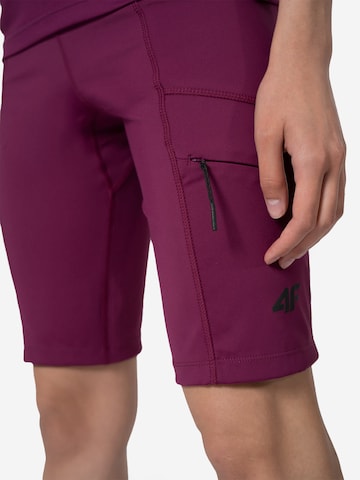 Coupe slim Pantalon de sport 4F en rose