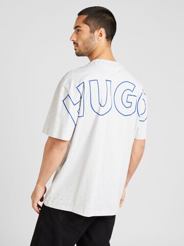 HUGO T-Shirt 'Nouveres' in Grau: Vorderseite