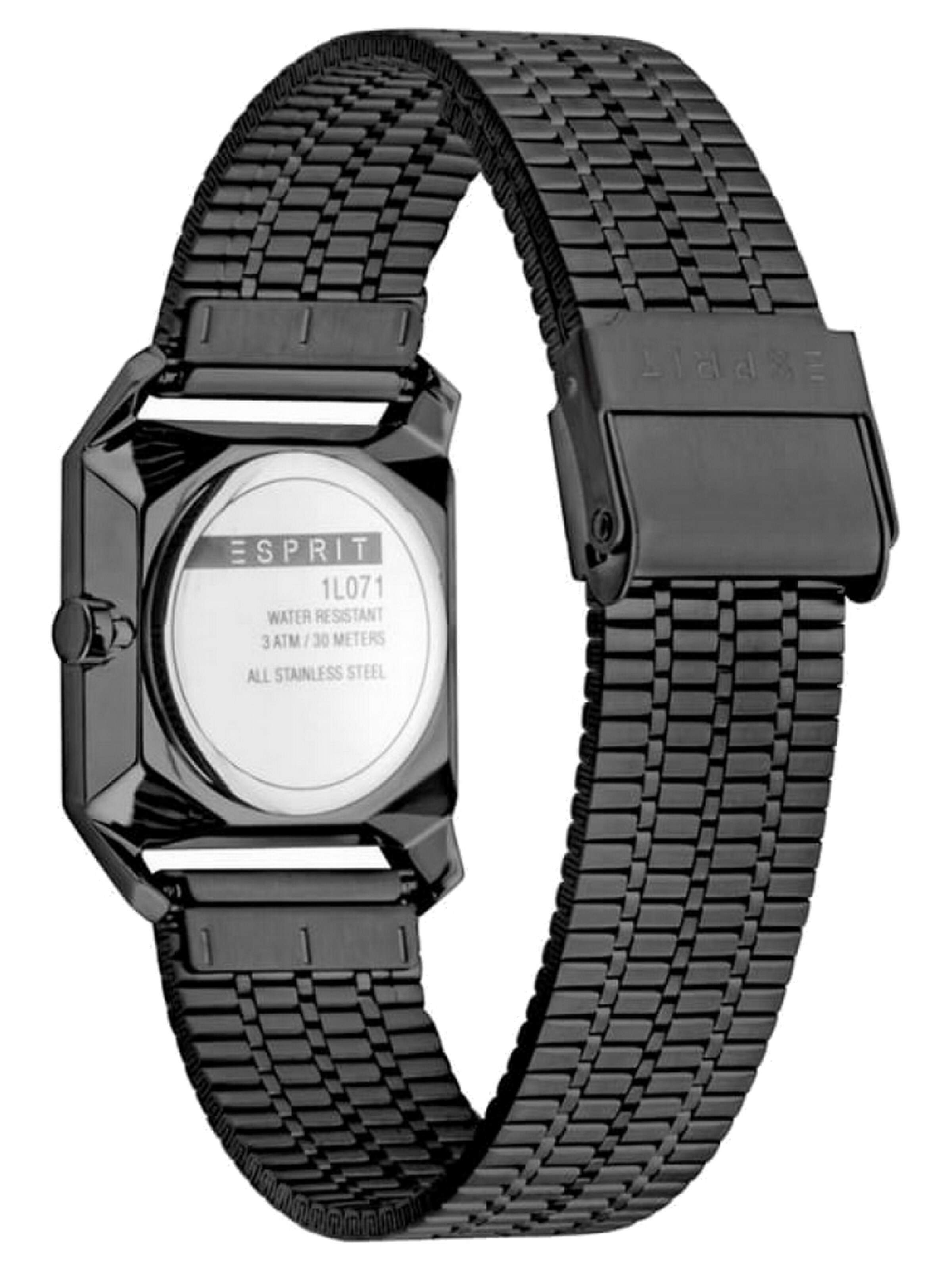 ESPRIT Analoguhr 'Cube Black'‌ in Schwarz
