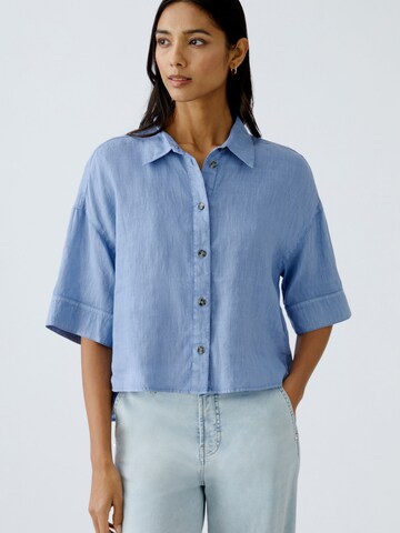 OUI Bluse in Blau: Vorderseite