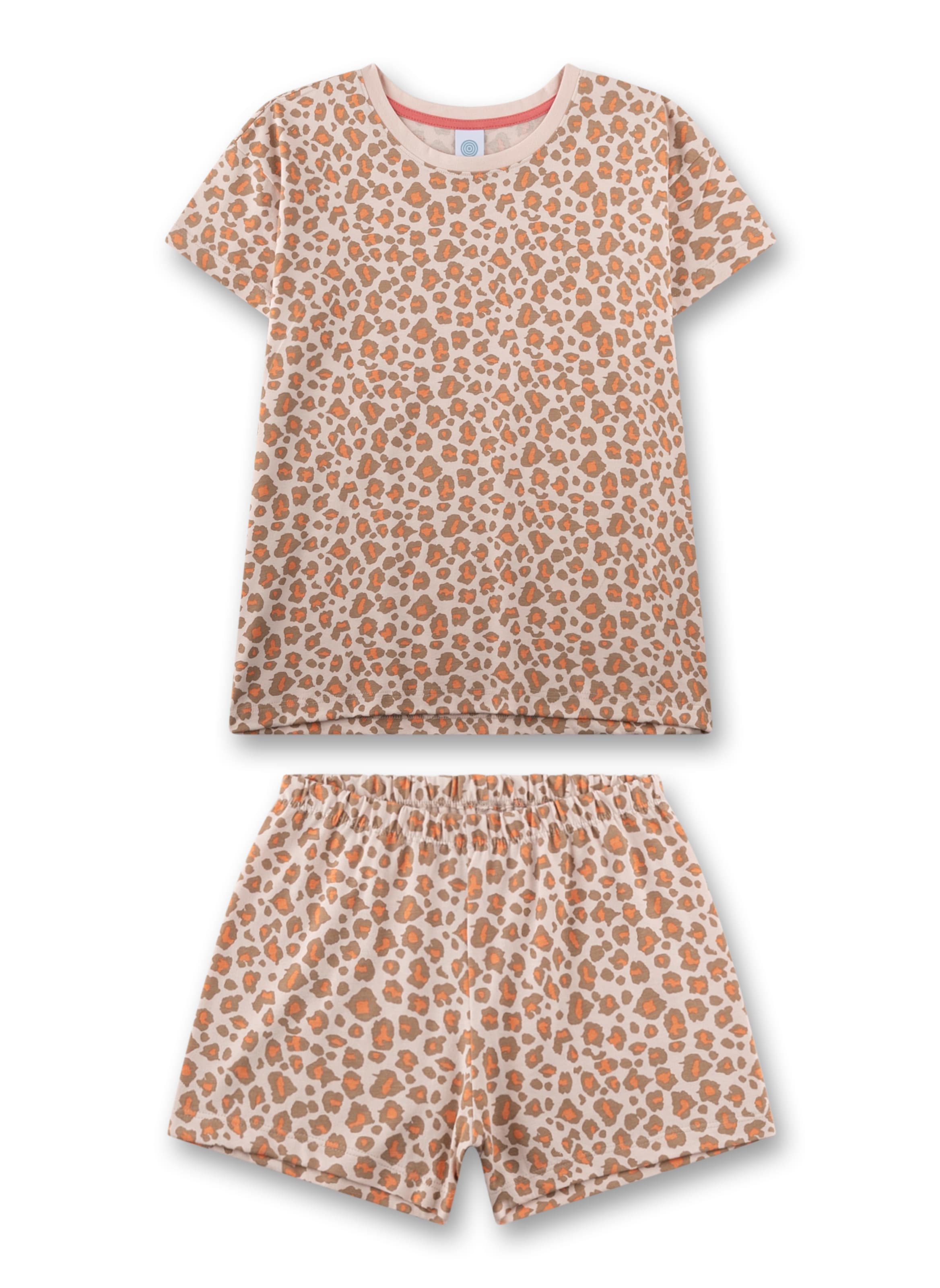 Sanetta Pajamas in Orange: front