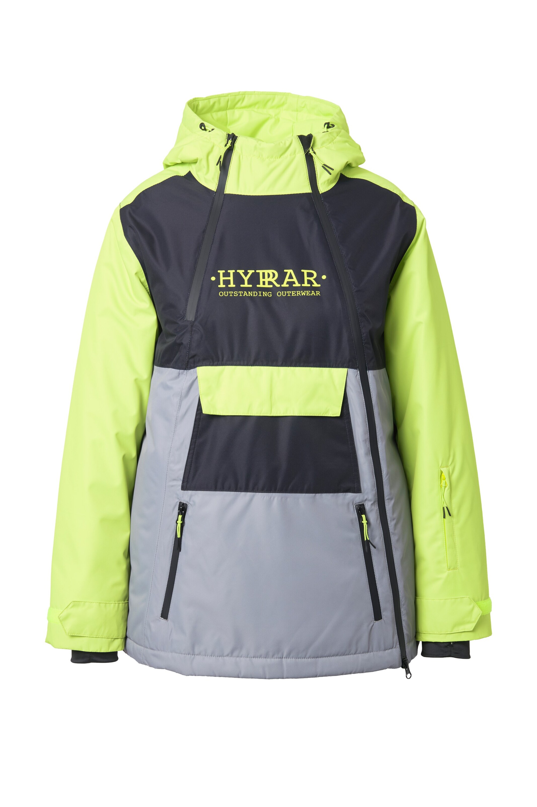 Ulla Popken Functionele jas in Grijs: voorkant