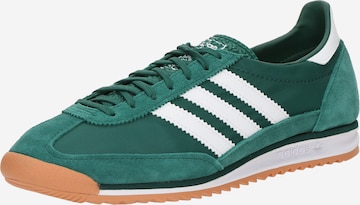 Baskets basses 'SL 72 OG' ADIDAS ORIGINALS en vert : devant