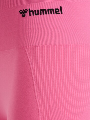 Hummel Skinny Sports trousers 'Tif' in Pink