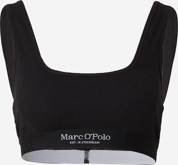 Bustino Reggiseno 'Iconic' di Marc O'Polo in nero: frontale