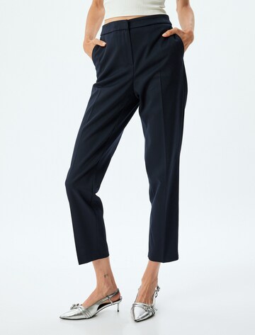 Koton Regular Chino trousers in Blue: front