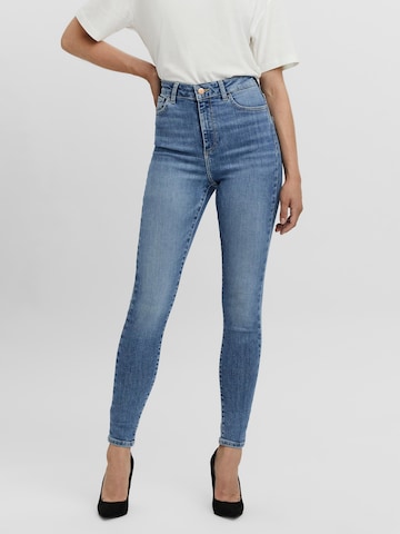 Skinny Jean 'Sophia' VERO MODA en bleu : devant