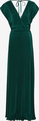 Tussah Klänning 'SELKIE' i grön: framsida