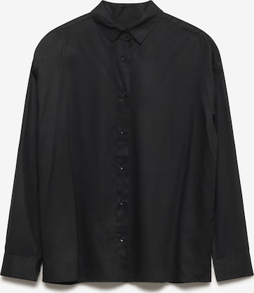 Yahmo Blouse 'Mona' in Zwart: voorkant