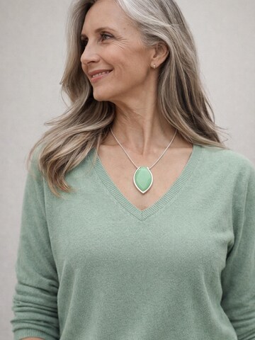 COLLEZIONE ALESSANDRO Necklace 'Celeste' in Green