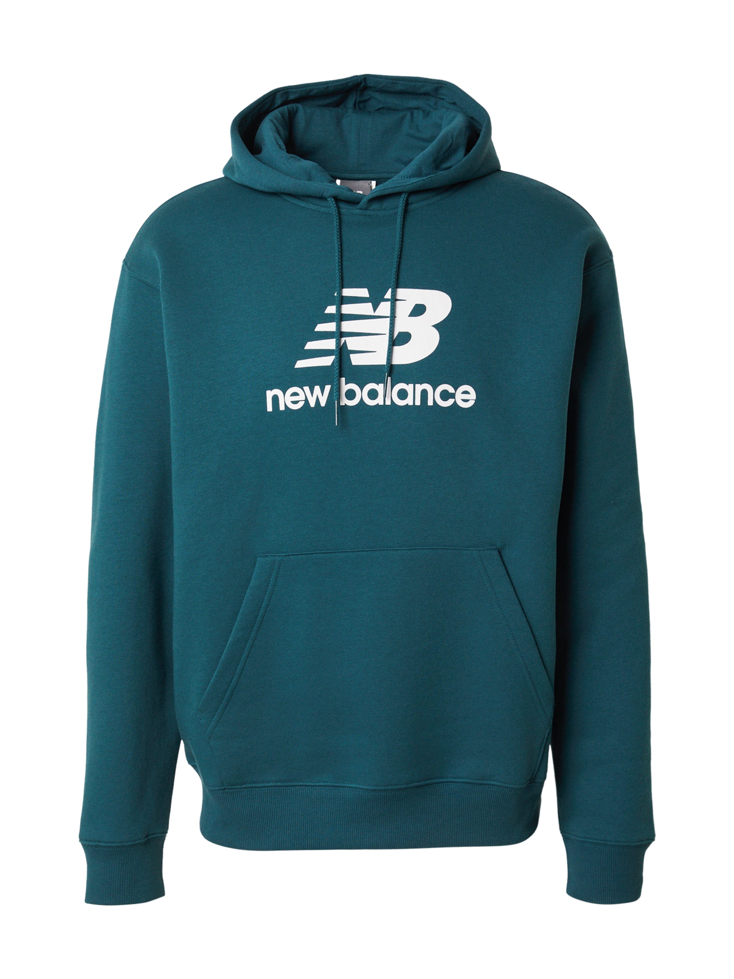 Bluză de molton 'Essentials' de la new balance pe verde: față