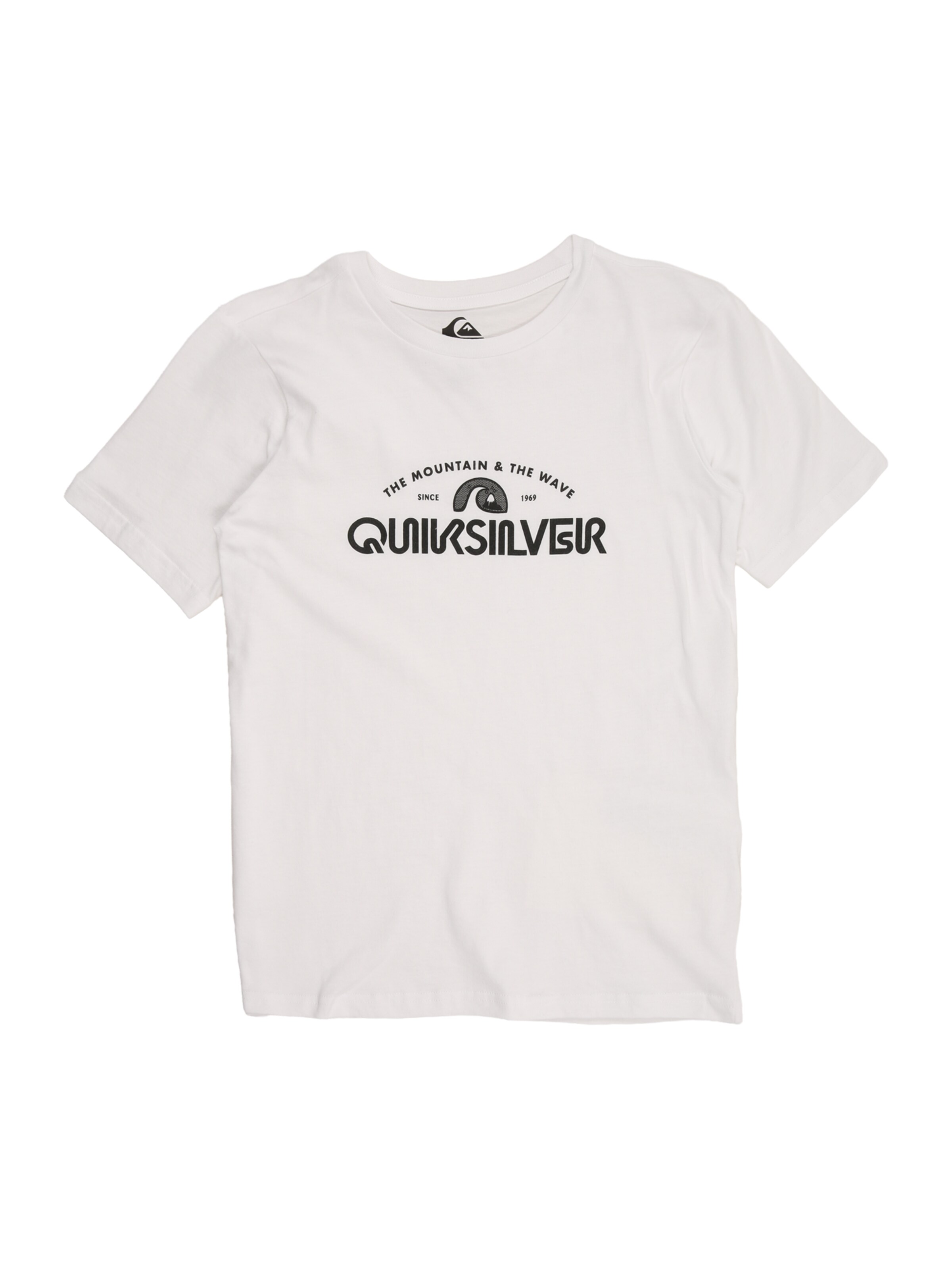 balta QUIKSILVER Marškinėliai: priekis