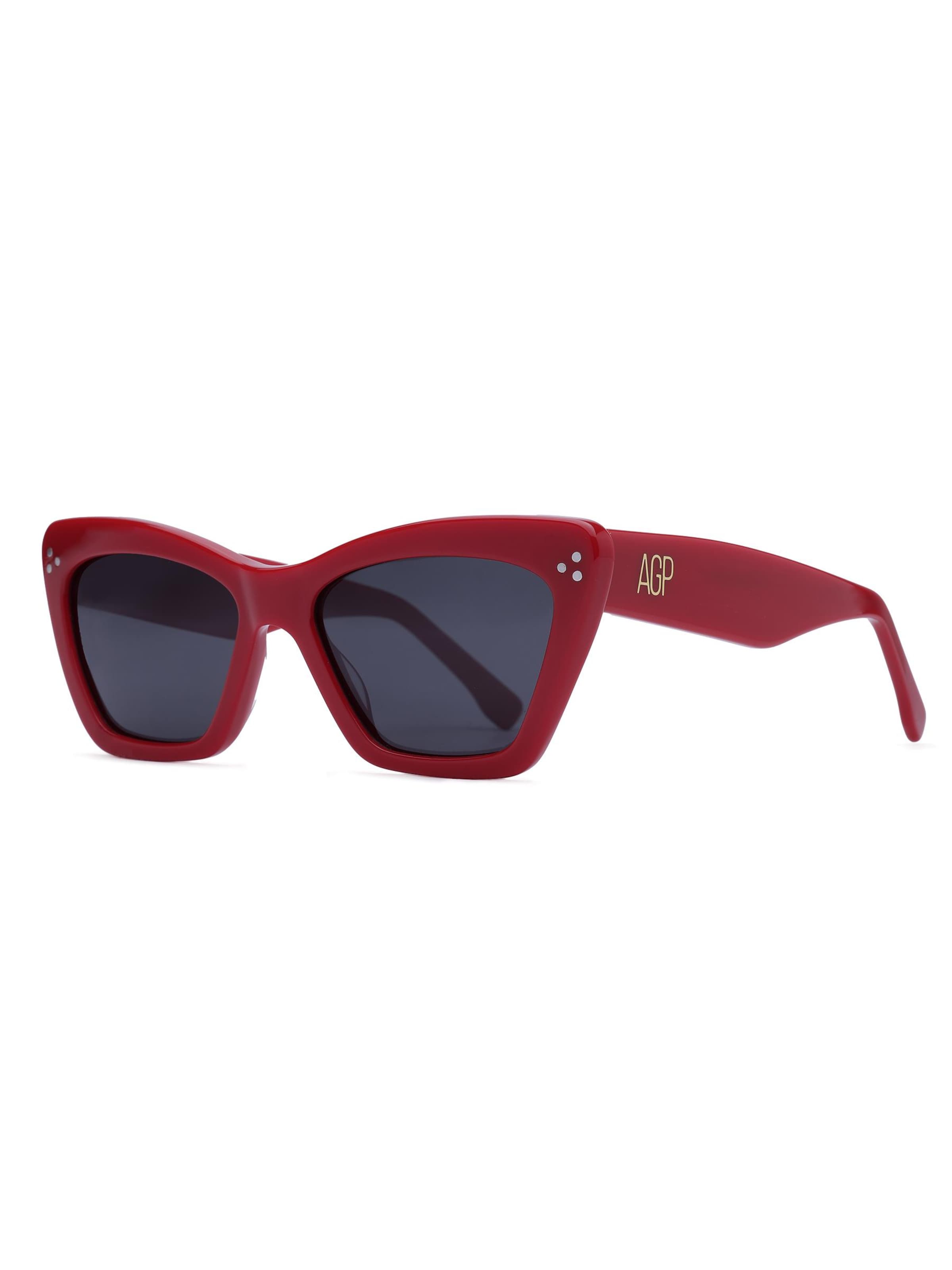 AVANT-GARDE PARIS Sunglasses 'Cat Eye Philothea' in Red: front