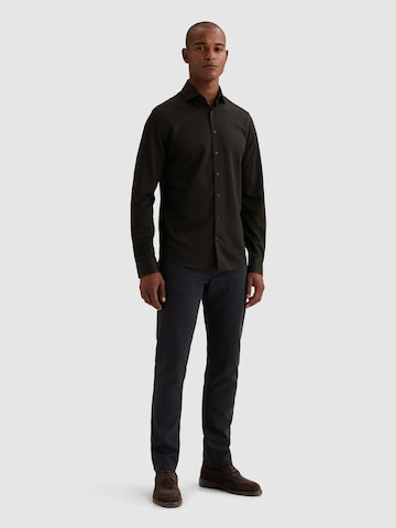 Regular fit Camicia 'Elevated Knit shirt in Oxford jersey' di VANGUARD in nero