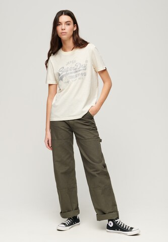 Superdry T-Shirt in Beige