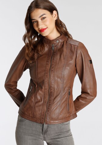 H.I.S Between-Season Jacket in Brown: front