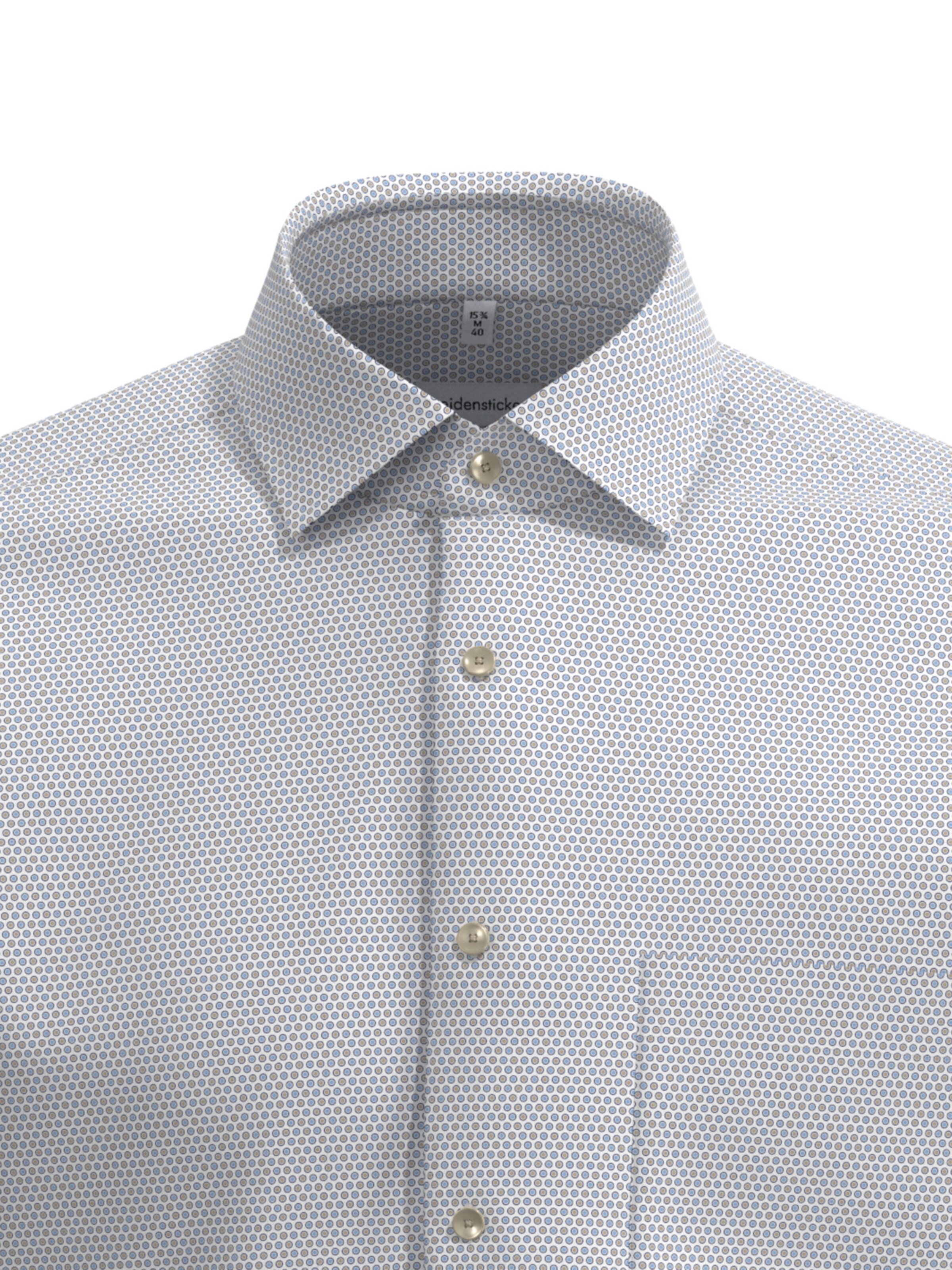 SEIDENSTICKER Regular fit Zakelijk overhemd 'SMART ESSENTIALS' in Beige