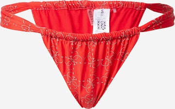 GUESS - Cueca biquíni em vermelho: frente