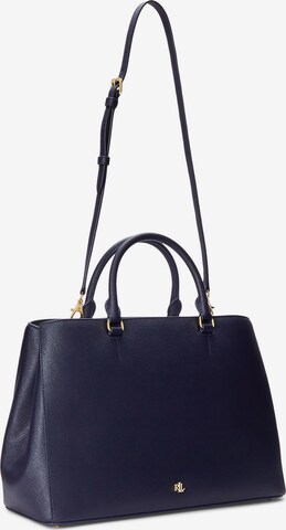Lauren Ralph Lauren Ročna torbica 'Hanna' | modra barva: sprednja stran