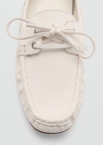 MANGO Slipper 'Nautu' in Weiß