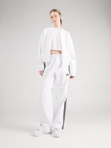 Loosefit Pantaloni sportivi di ADIDAS SPORTSWEAR in bianco