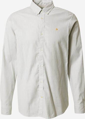 SCOTCH & SODA - Ajuste regular Camisa 'Essential' en verde: frente