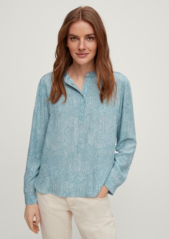 comma casual identity Blouse in Blauw: voorkant