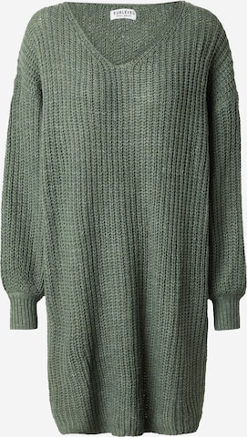 Sublevel Knitted dress in Green: front