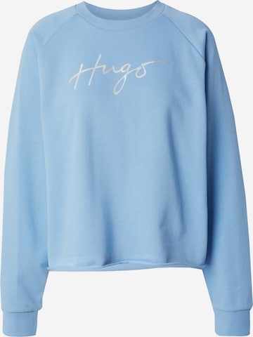 mėlyna HUGO Megztinis be užsegimo 'Darace': priekis