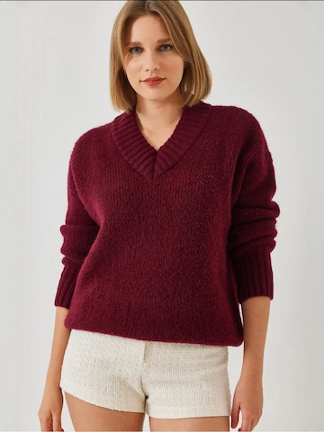 Bianco Lucci - Pullover em vermelho: frente