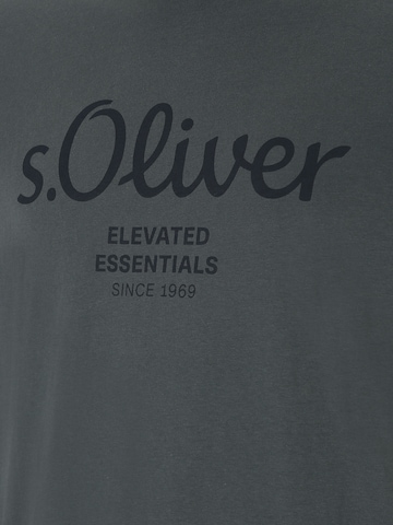 s.Oliver Men Big Sizes Shirt in Grey