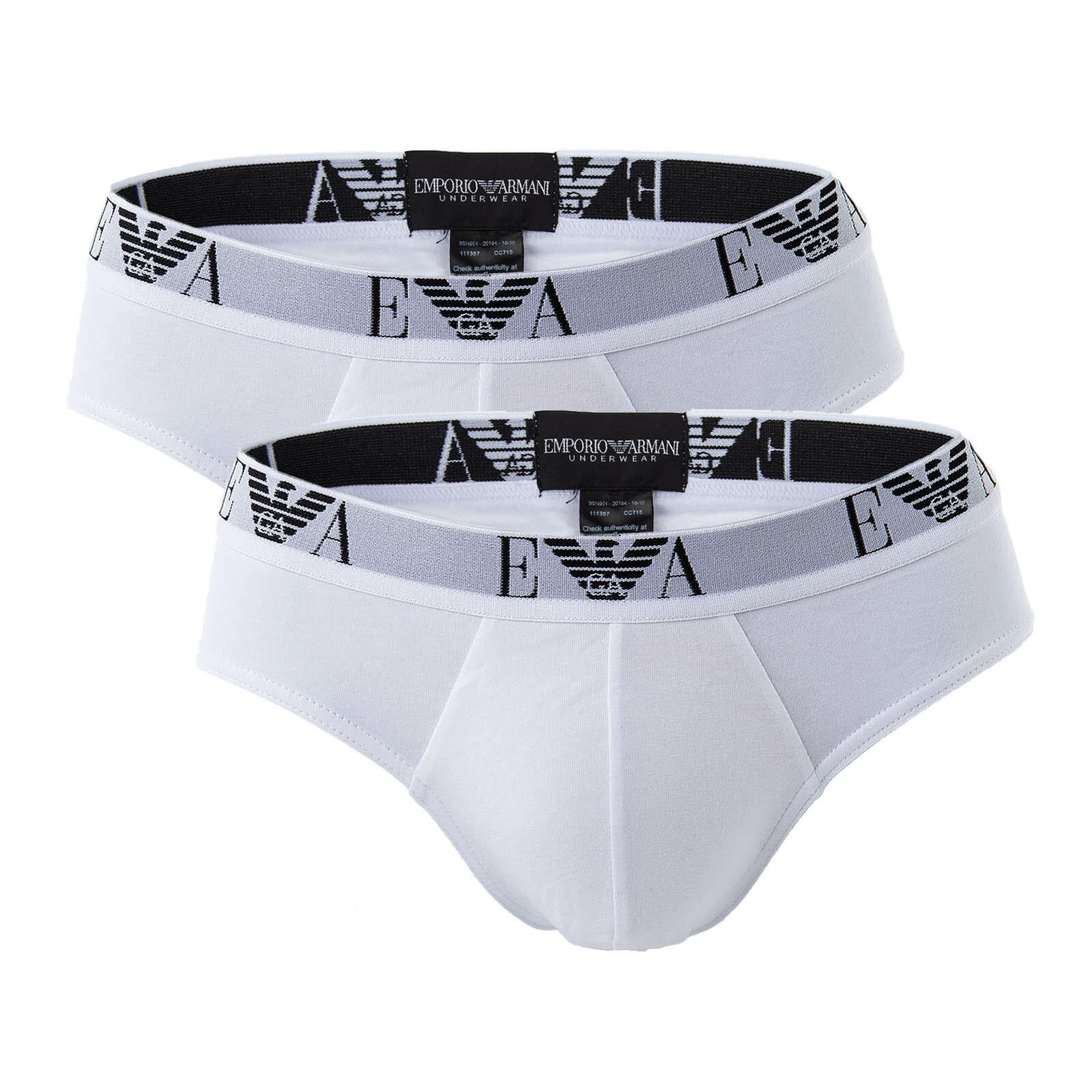 Emporio Armani Herren Slips - Unterwäsche in Weiß 