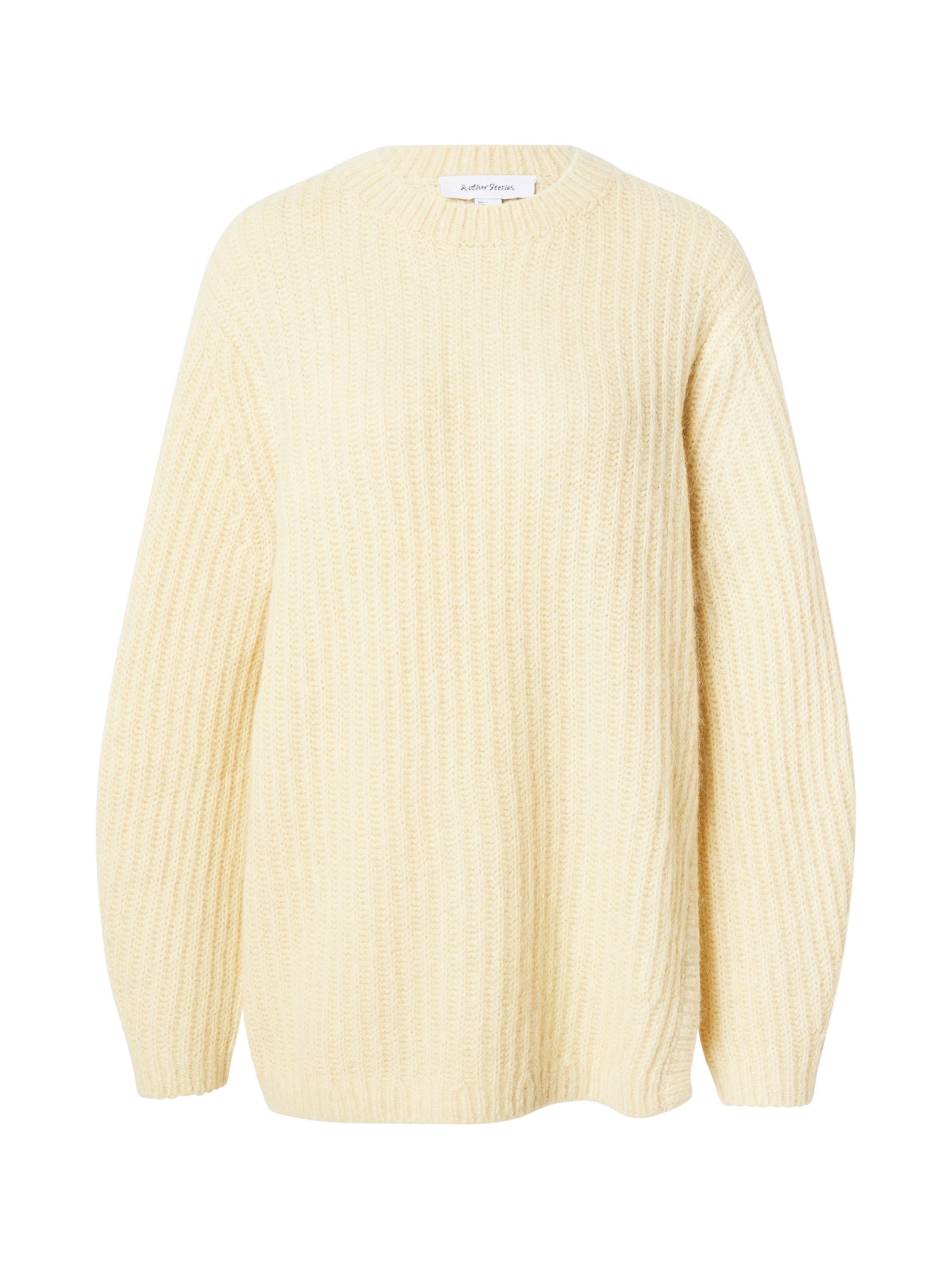 Pull-over oversize & Other Stories en beige : devant