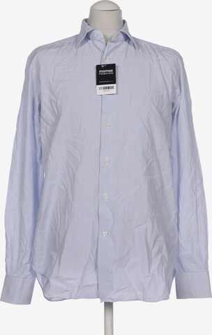 Ermenegildo Zegna Button Up Shirt in M in Blue: front