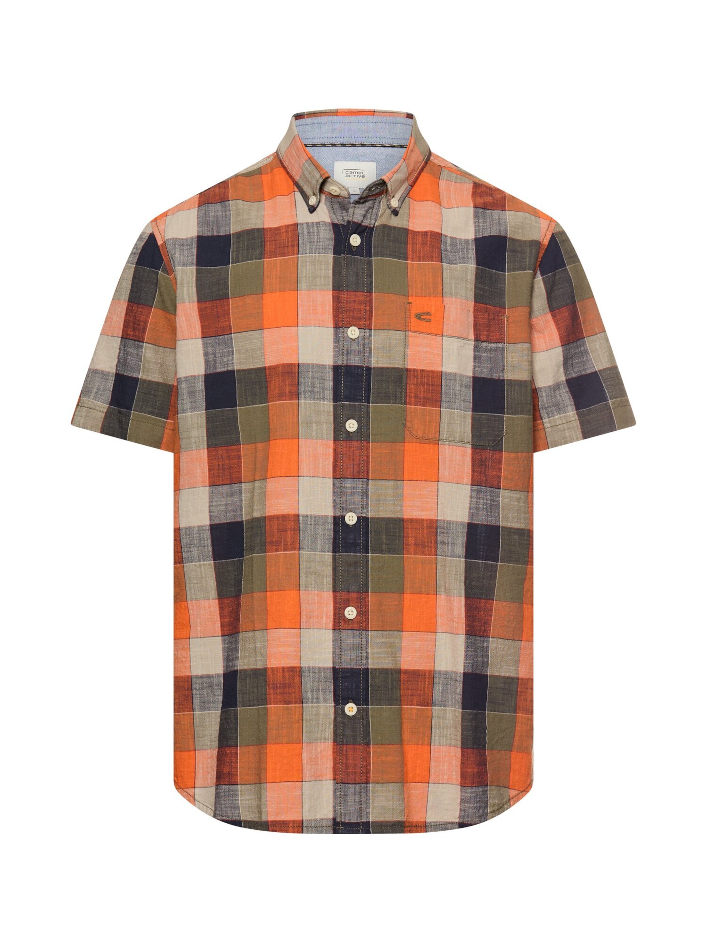 CAMEL ACTIVE Button Up Shirt in Mixed colors: front