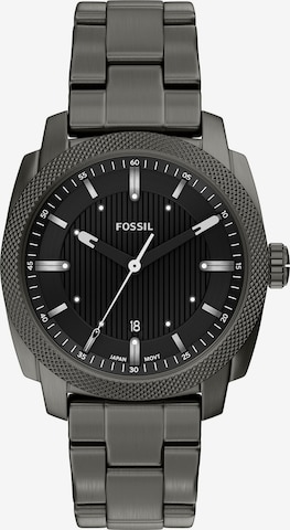 FOSSIL Analog klocka 'Machine' i grå: framsida