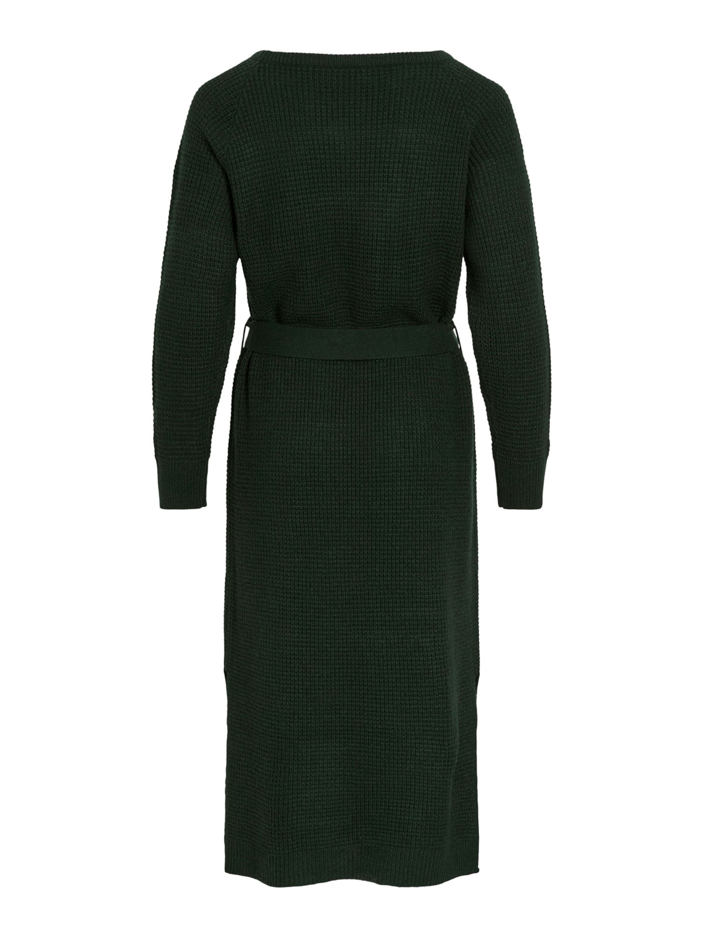 VILA Πλεκτό φόρεμα 'VIBubba' σε πράσινο