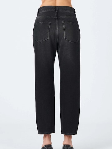 No44 Tapered Jeans 'Crossover Jean Black'‌ in Schwarz
